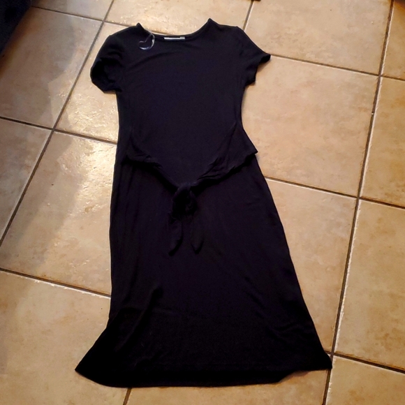 Tie front Shift Dress - Picture 1 of 2
